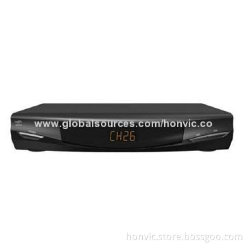 DVB-S Receiver with USB for Egypt with LED Real-time Clock Display